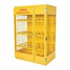 Vestil Yellow Cylinder Cabinet Horizontal 12 Cylinder Capacity CYL-H-12